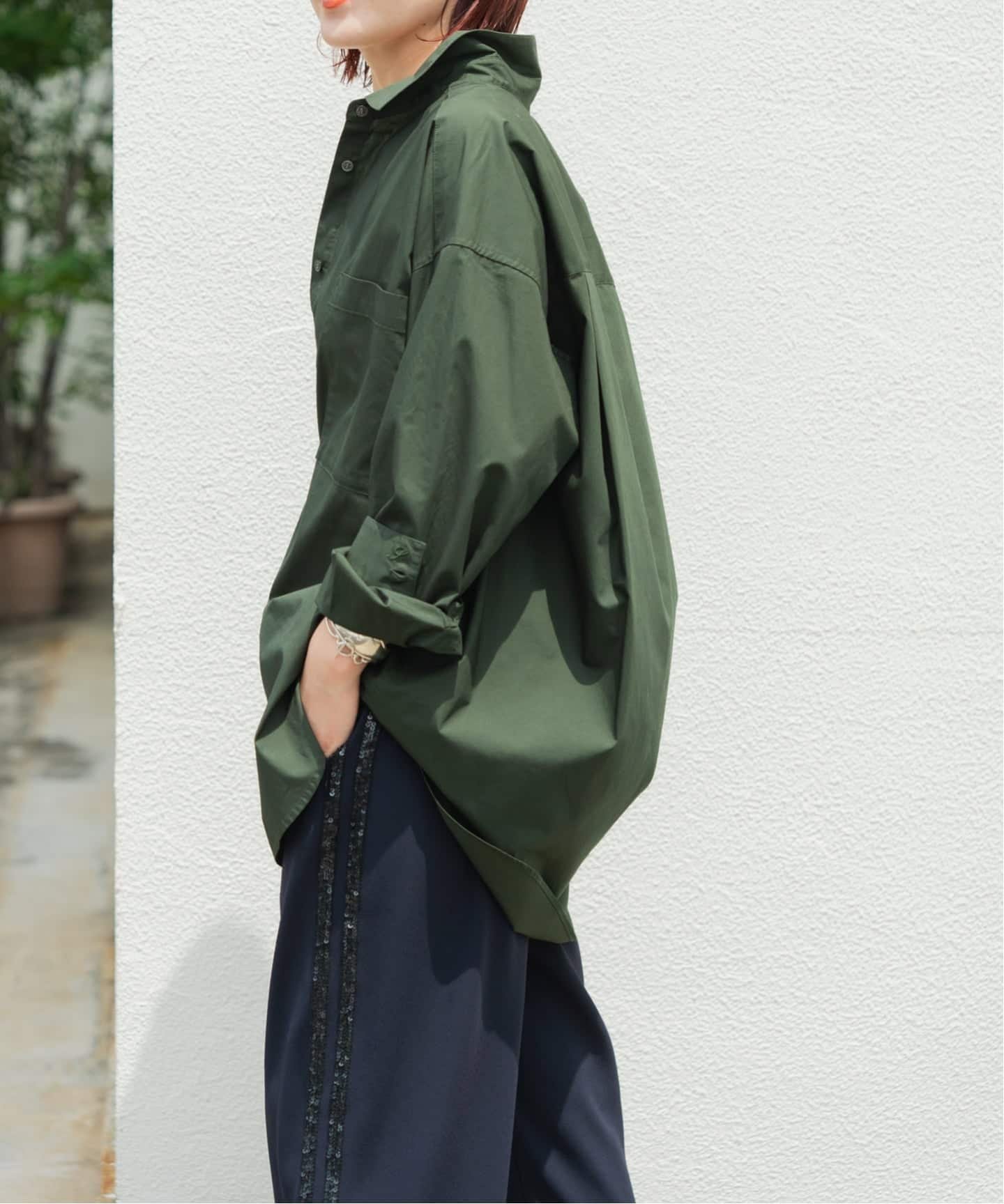 Spick & Span｜《WEB限定 / 追加2》50コットンオーバーシャツ