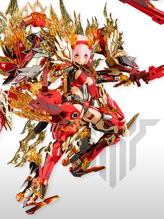 皇巫 スサノヲ 紅蓮 | メガミデバイス オフィシャルサイト