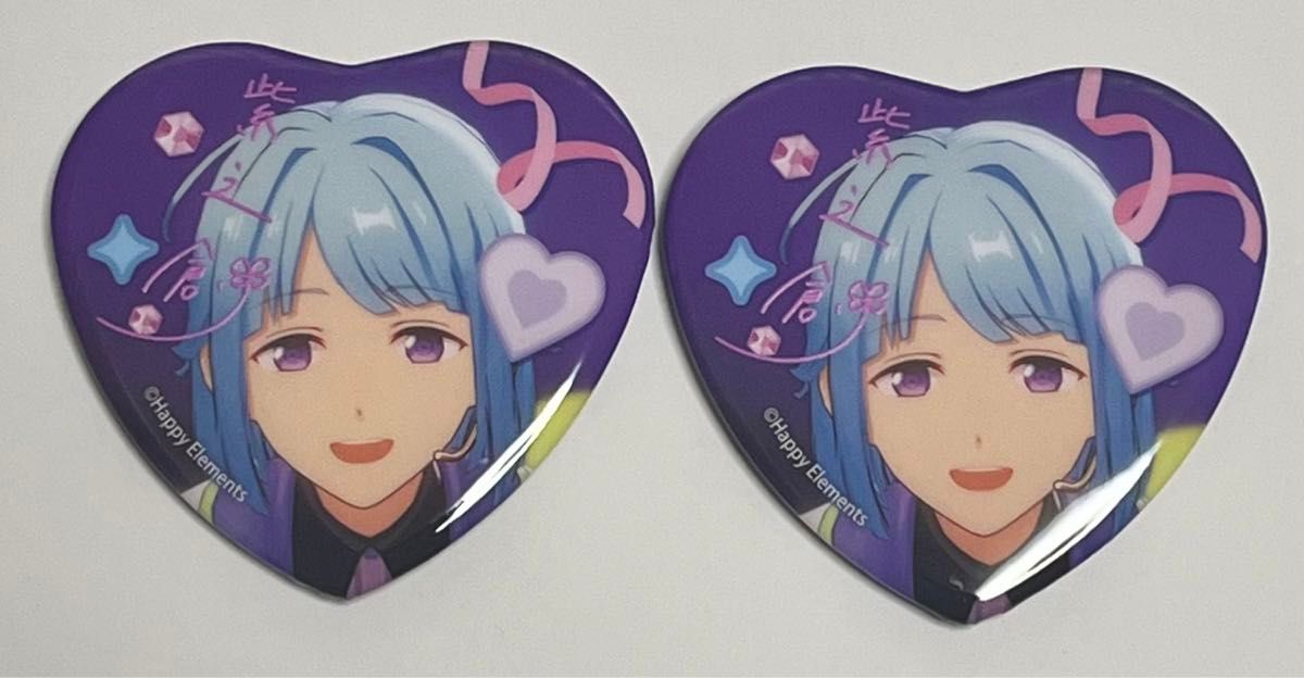 あんスタ【仙石忍】8周年 ハート 缶バッジ あんさんぶるスターズ