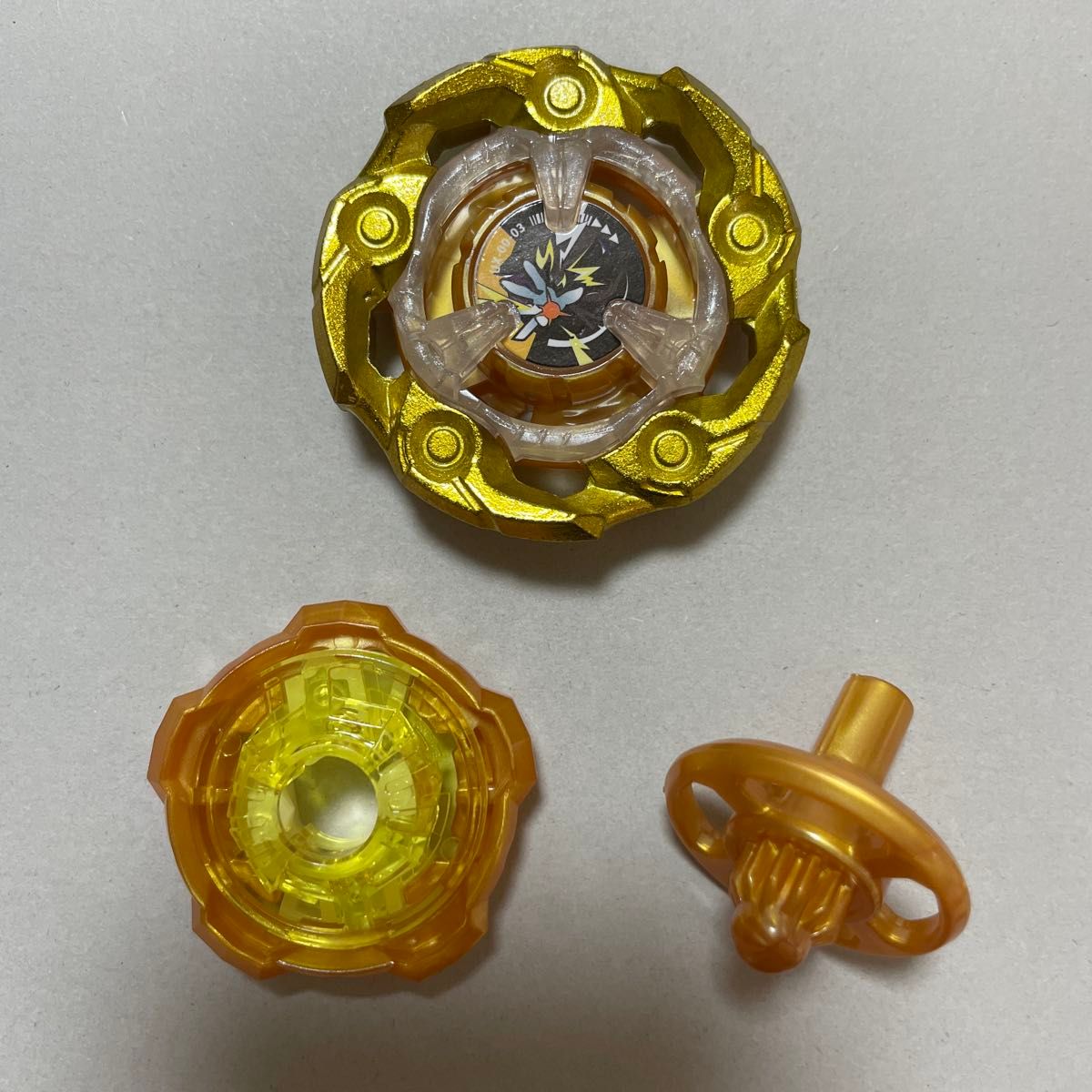 ベイブレードx 互換 代用 ウィザードロッド ゴールド 金色 メタル