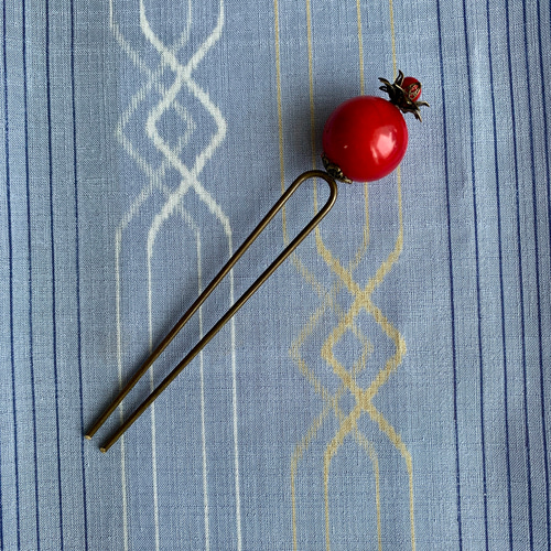 希少】大玉22ミリ赤珊瑚 簪 かんざし 送料無料 かんざし ciel 通販