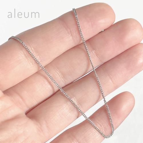 ネックレス つけっぱなし 極細 華奢 1mm 喜平チェーン 金属アレルギー