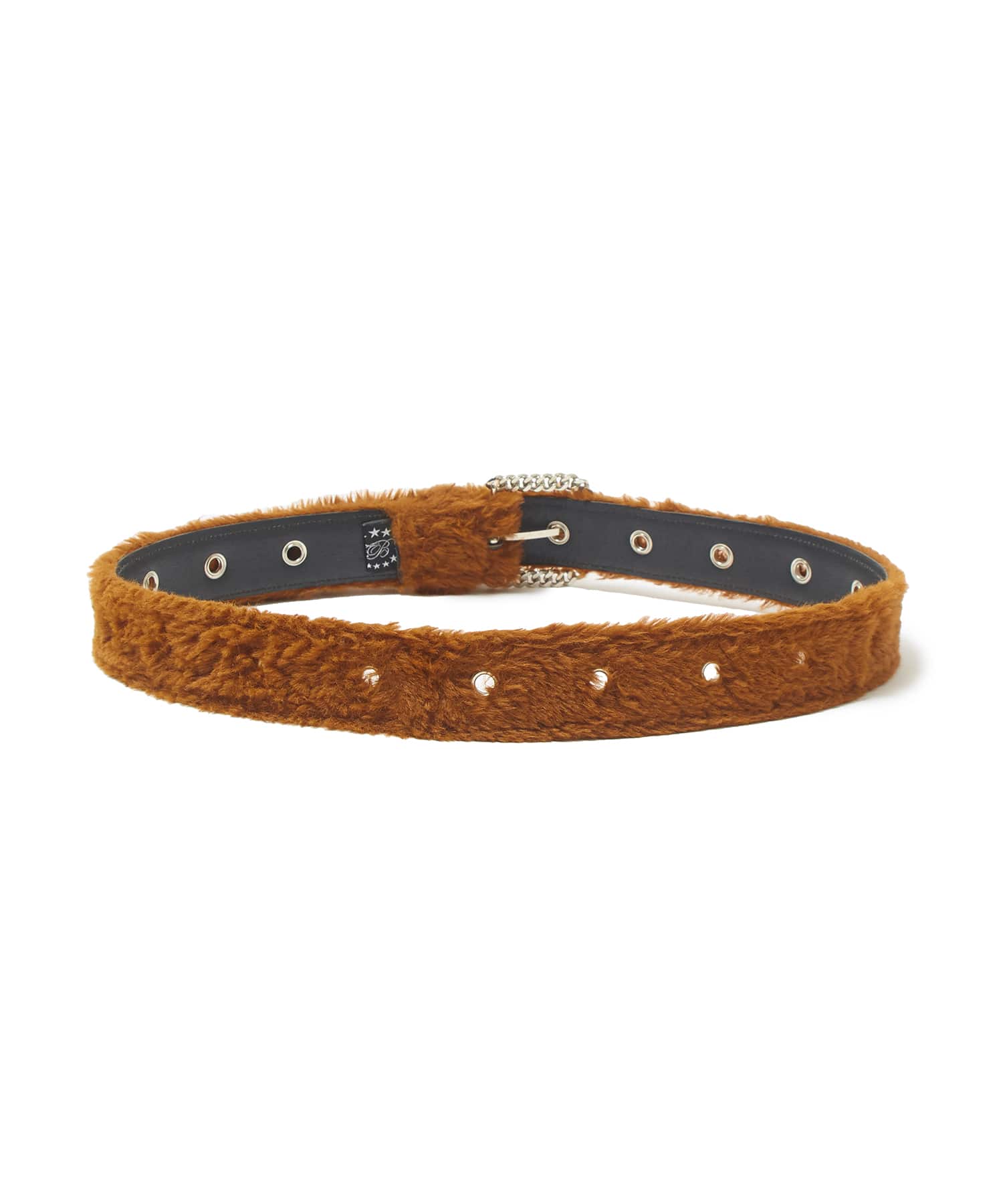 FUR BELT(L BROWN): AFB: MENS｜CONZ ONLINE STORE
