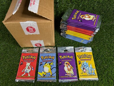 BOX FRESH | 1999 Pokemon Base Set 2 Booster Pack | LONG CRIMP