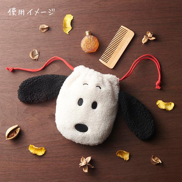 SNOOPY（スヌーピー） 【おかいものSNOOPY限定】もこもこフェイス巾着