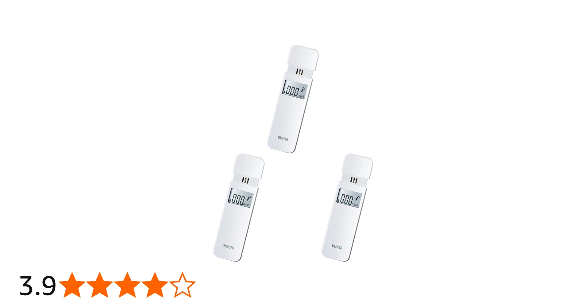 Amazon | 【セット買い】タニタ アルコールチェッカー ホワイト EA-100