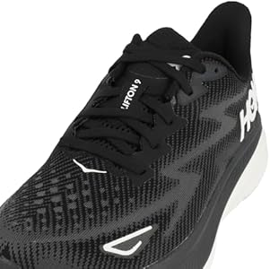 Hoka Clifton 9 Tênis masculino, preto/branco, 40, Preto/branco, 41
