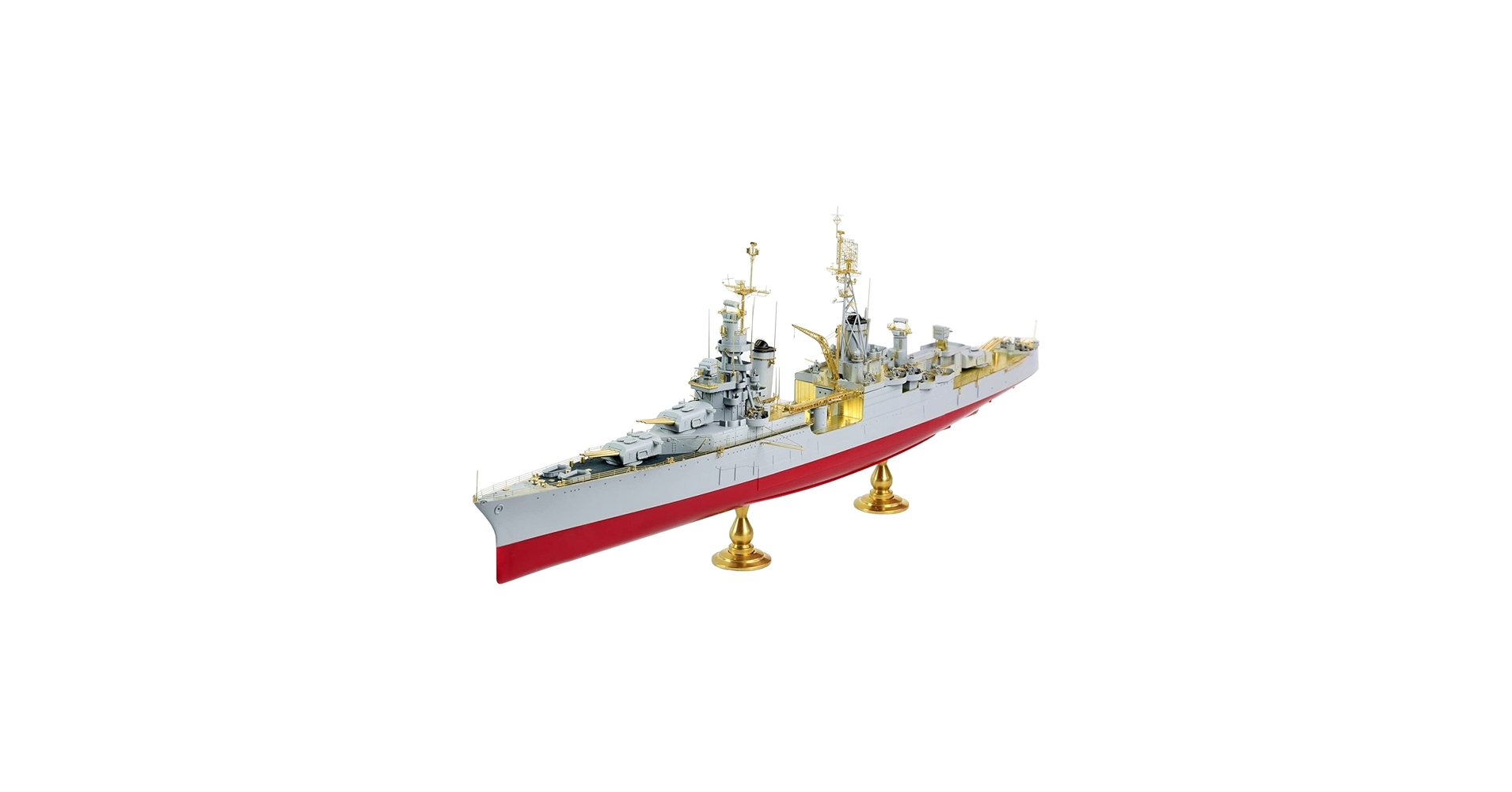 Amazon.com: Pontos 1/350 USS CA-35 Indianapolis Detail up set for