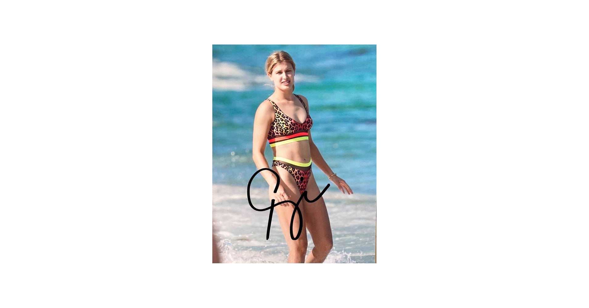 Amazon.co.jp: ウージニー ブシャール直筆サイン入り2Lサイズ写真…プロ