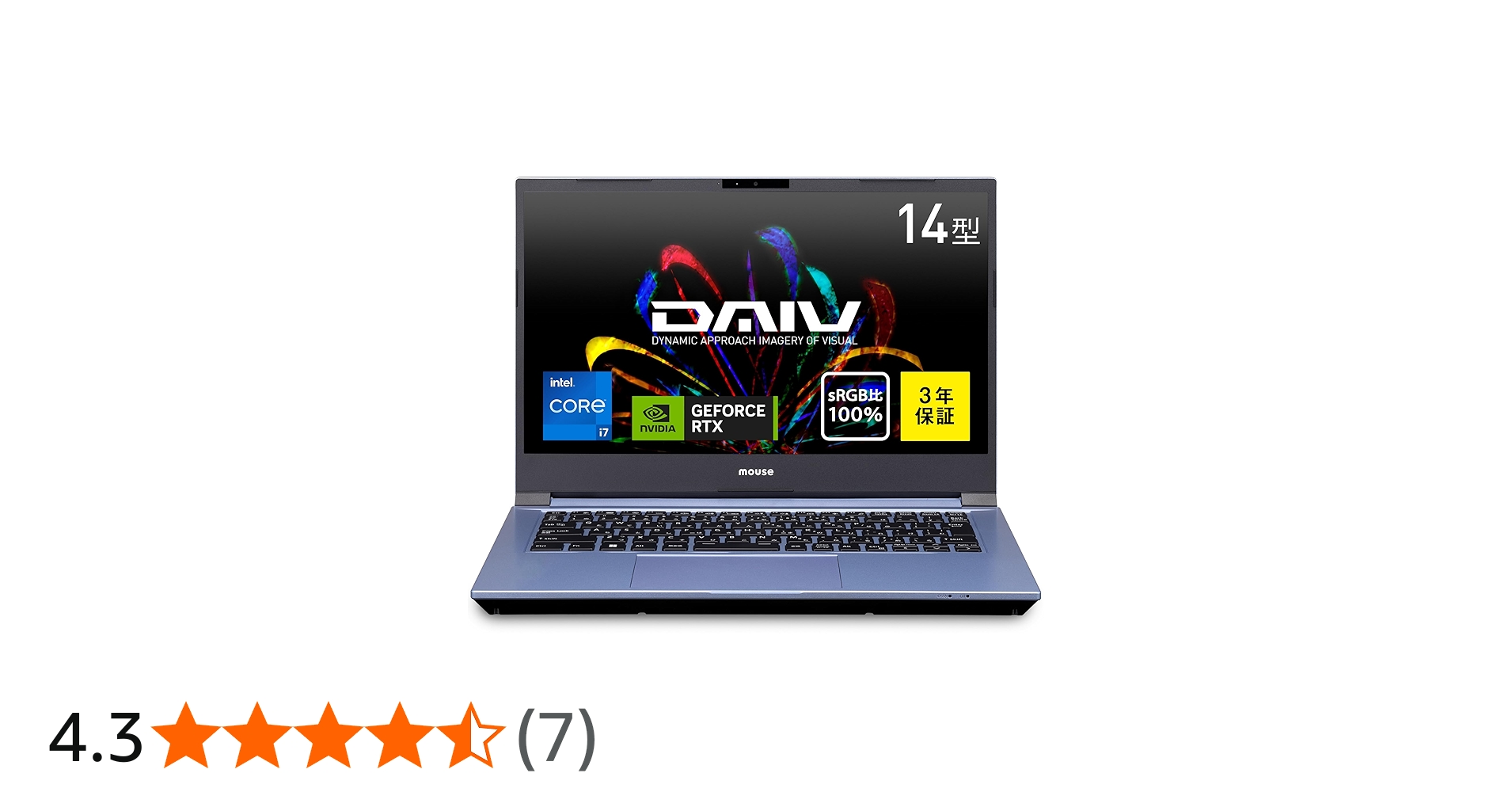 Amazon | mouse 【RTX 4060搭載 / 3年保証】 クリエイター ノート