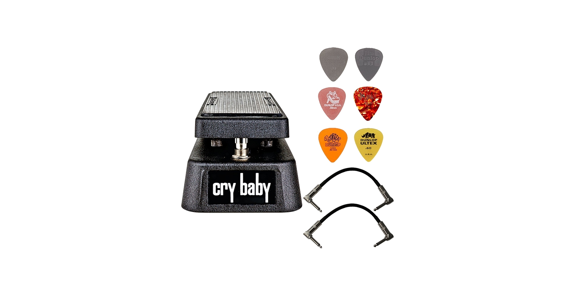 Amazon.com: Dunlop Crybaby GCB-95 Classic Wah Pedal Bundle with 2