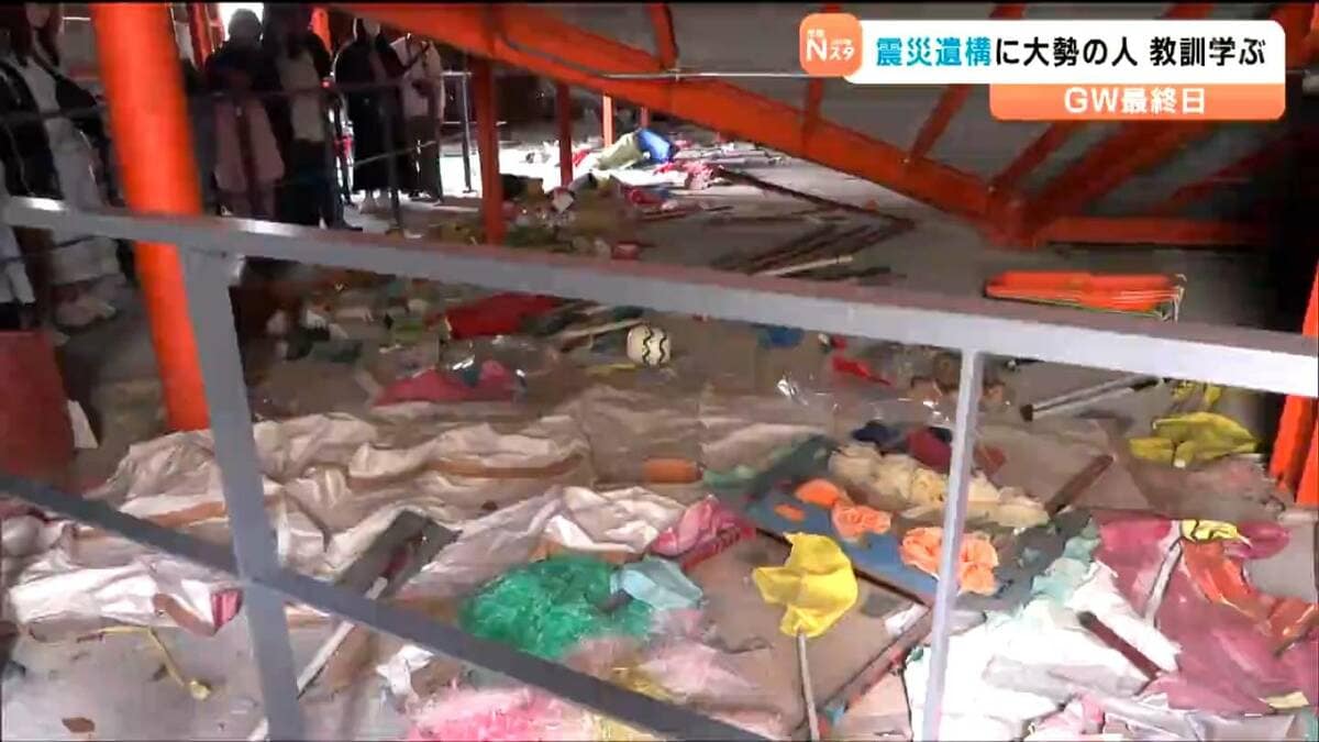 10メートルの津波襲った震災遺構の校舎「怖かった」中学生に防災の大切