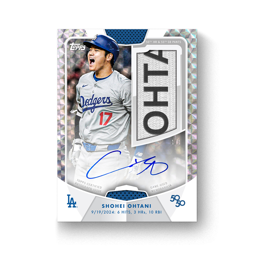 期間限定販売】大谷翔平 50-50 達成記念 限定トレカBox 発売中