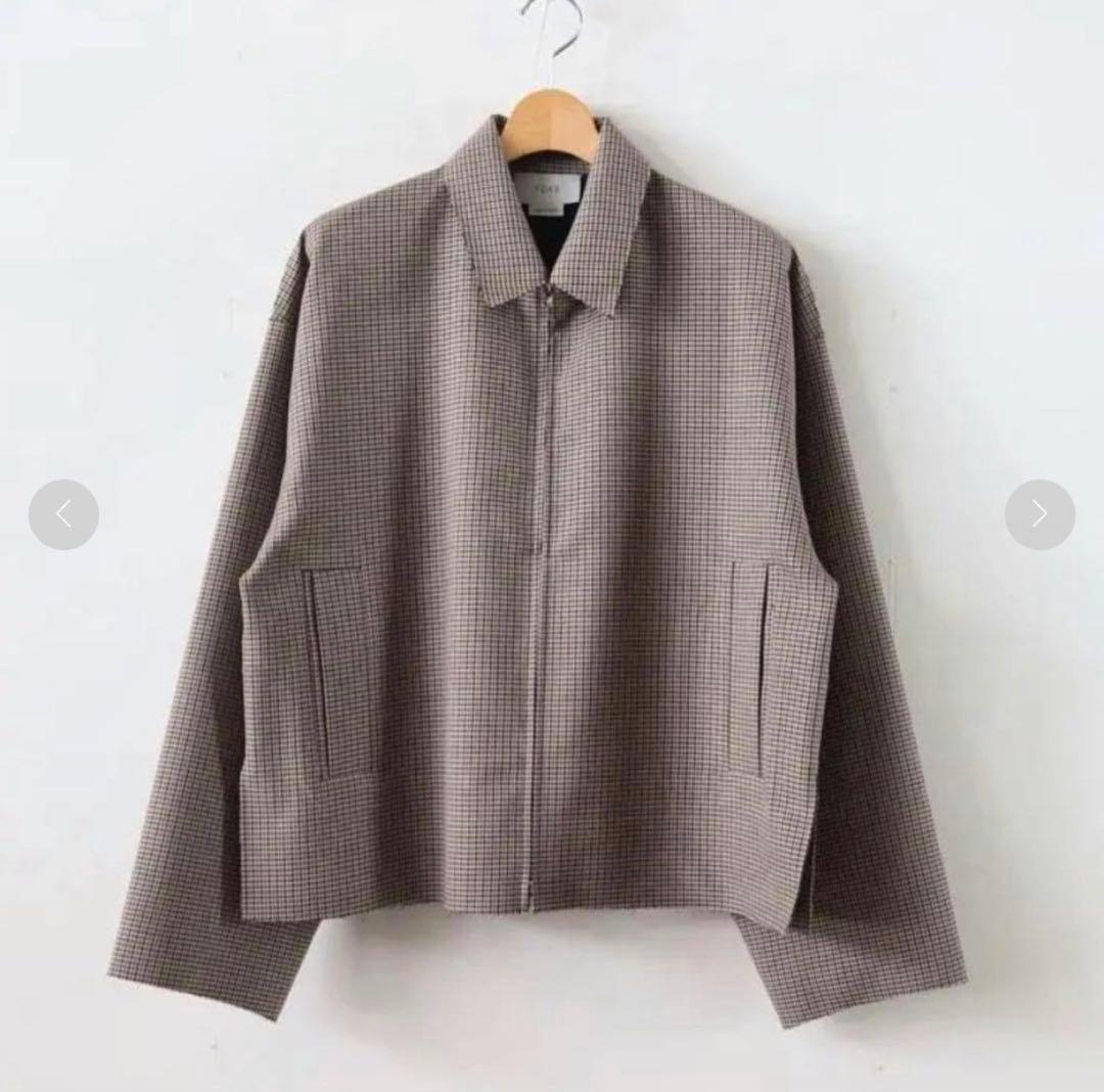 ジャケット・アウター YOKE CUT-OFF DRIZZLER JACKET YOKE | CUT-OFF DRIZZLER JACKET(BROWN CHECK) | カットオフドリズラー