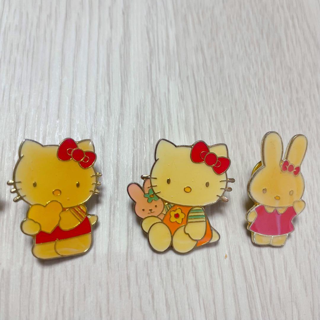 希少未使用】1997年 ハローキティ ピンバッジ レア 当時物 平成レトロ