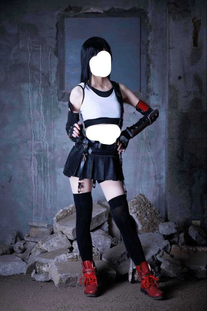 FF7 ティファ　コスプレ　フルセット　ラドー