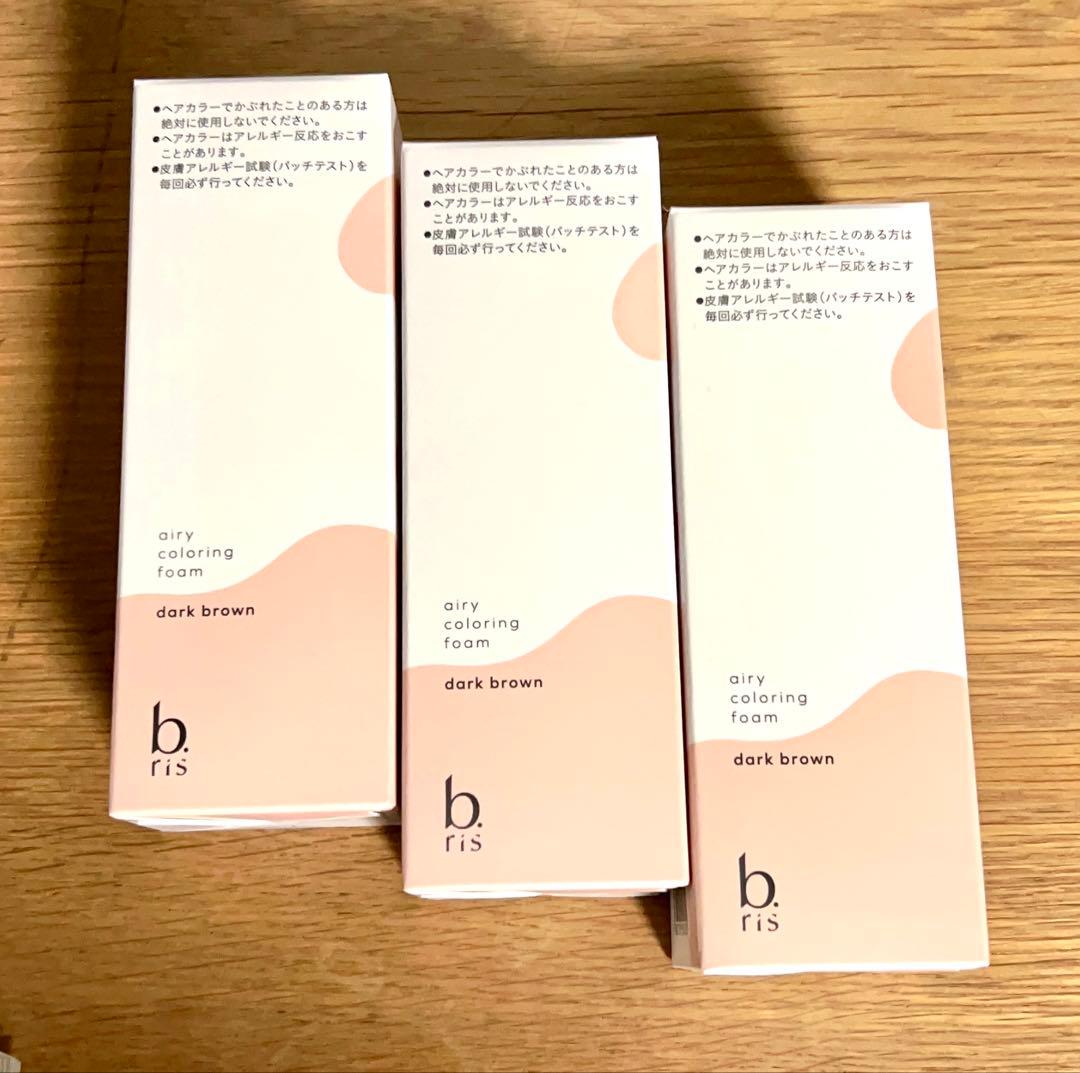 未開封 b.fris エアリーカラーリングフォーム ダークブラウン 3本セット Amazon | ビーリス エアリーカラーリングフォーム [ 白髪染め 医薬部外