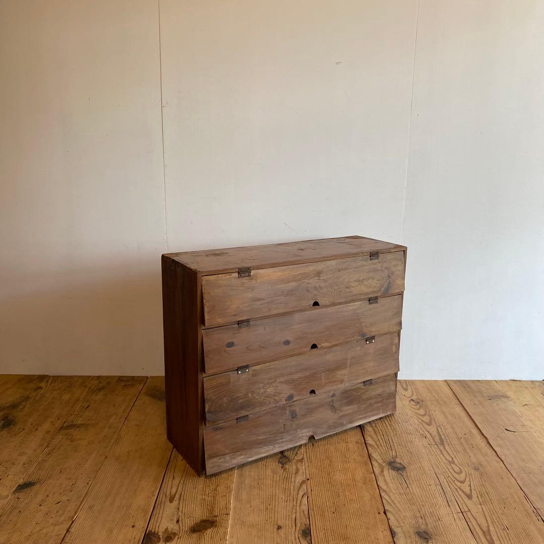 アンティーク パタパタ棚 無垢材 チェスト 古道具 y119 パタパタ棚 | 全ての商品 - 古家具古道具 そうすけ