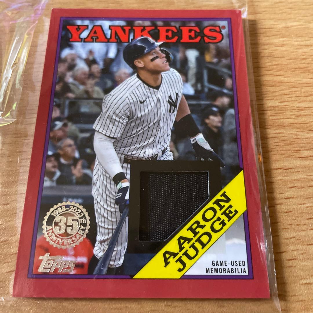 アーロン・ジャッジ　ユニフォーム入り　レリックカード　2023 TOPPS