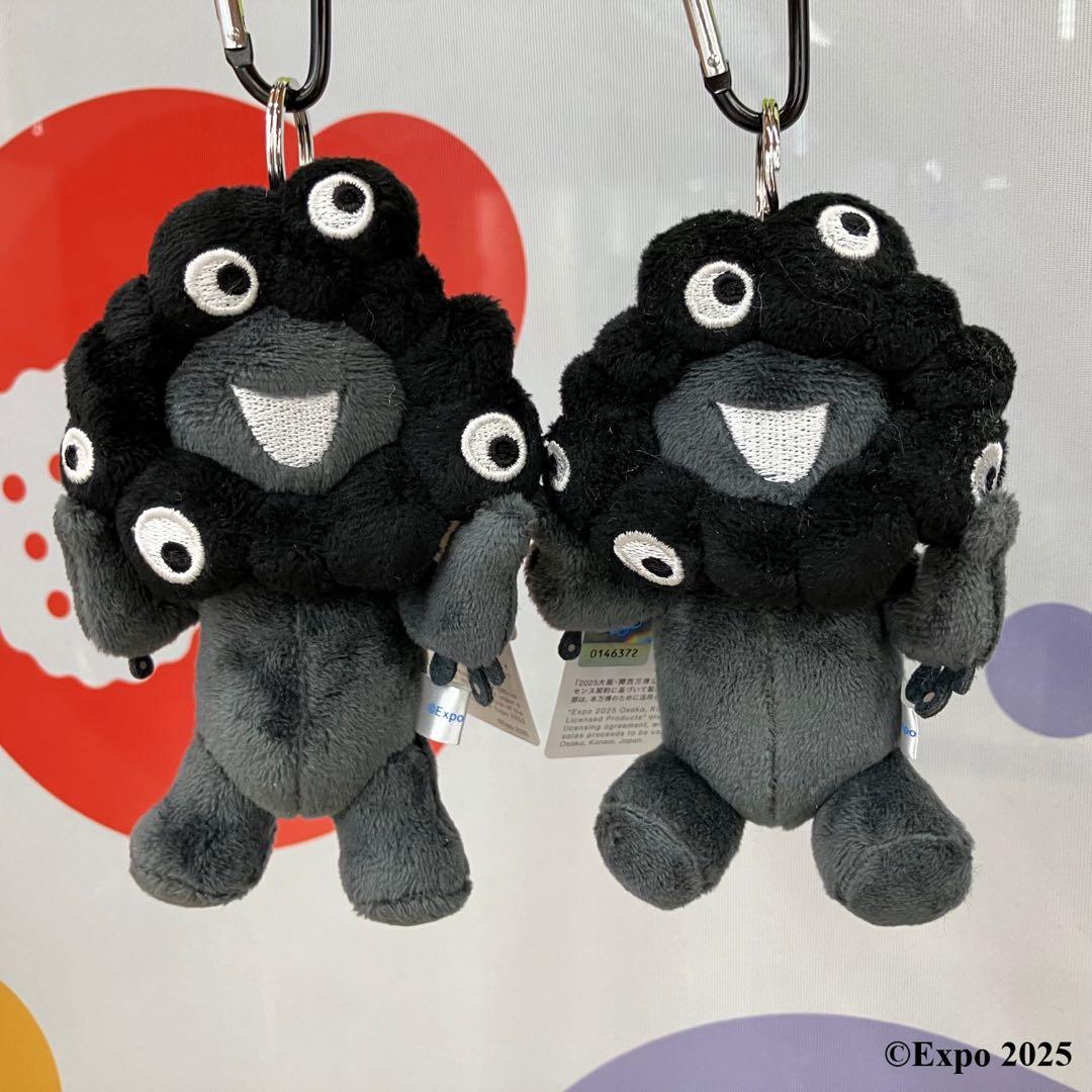 ミャクミャクマスコット 黒/ブラック 2種セット - メルカリ