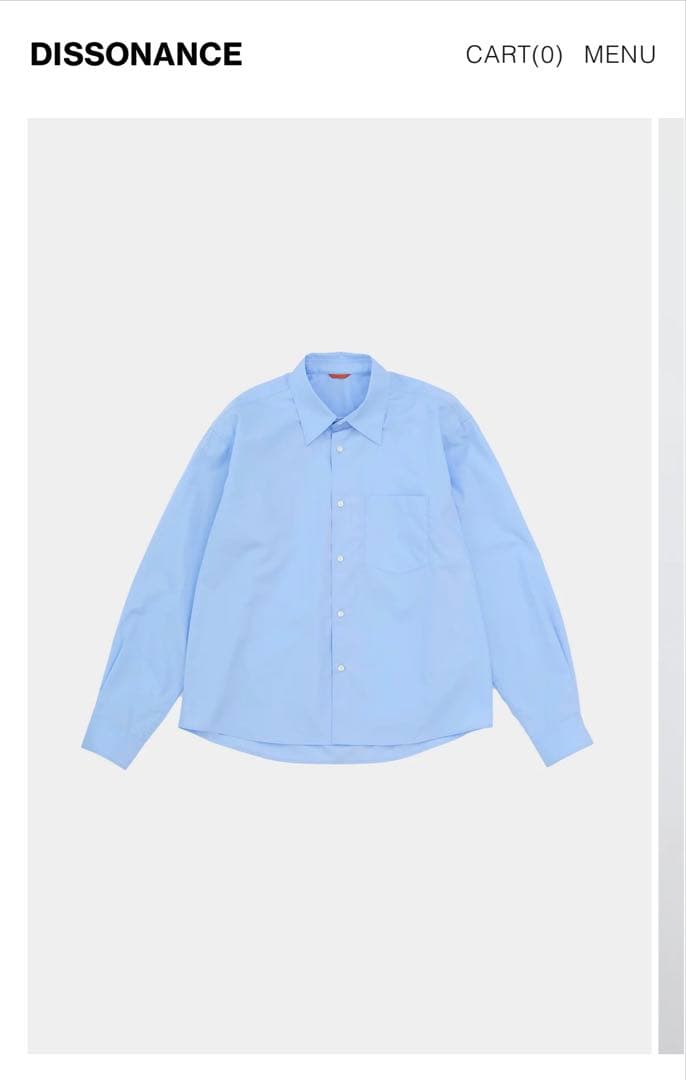 トップス Ntrul CLASSIC SHIRT LIGHT BLUE NTRUL CLASSIC SHIRT BLUE – DISSONANCE