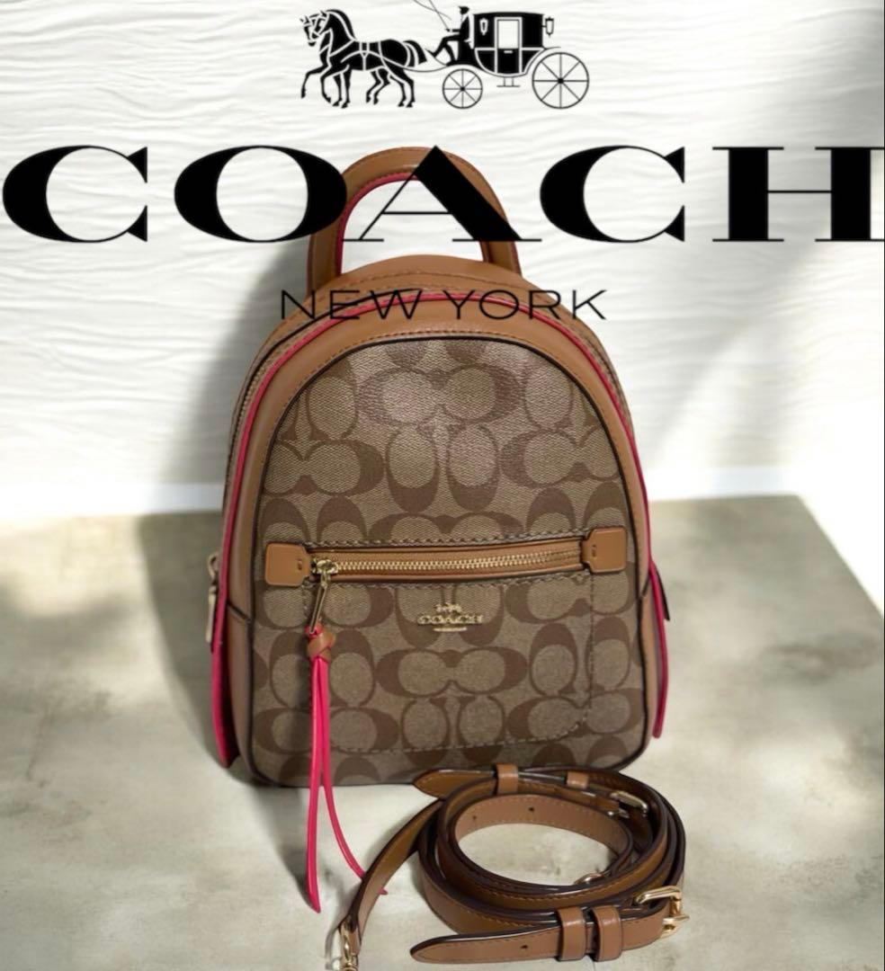 チ*♡様 ❤️COACH❤️コーチ リュック シグネチャー ミニバック