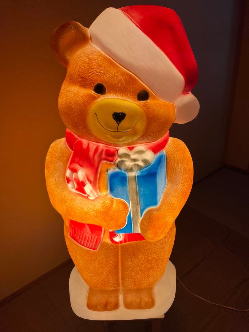クリスマス ベアー クマ ライト 高さ約90cm