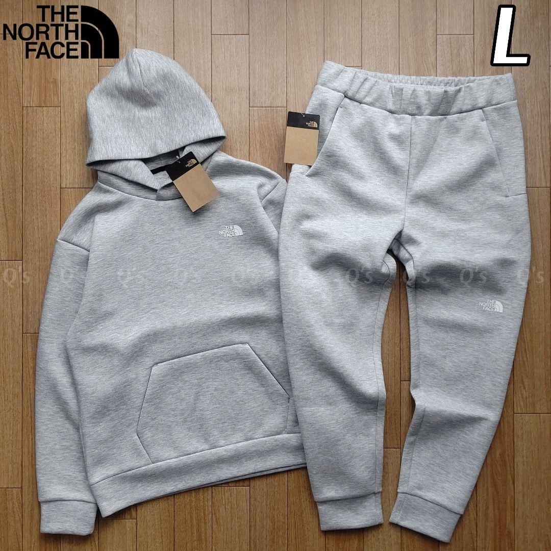 ノースフェイス KT スウェット 上下セット パーカー パンツ GY 新品 L