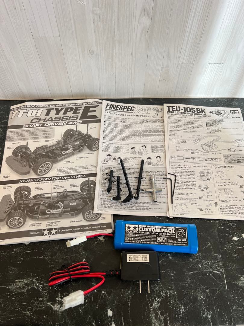 タミヤTT01 ライキリ未塗装ボディ フルセット - メルカリ