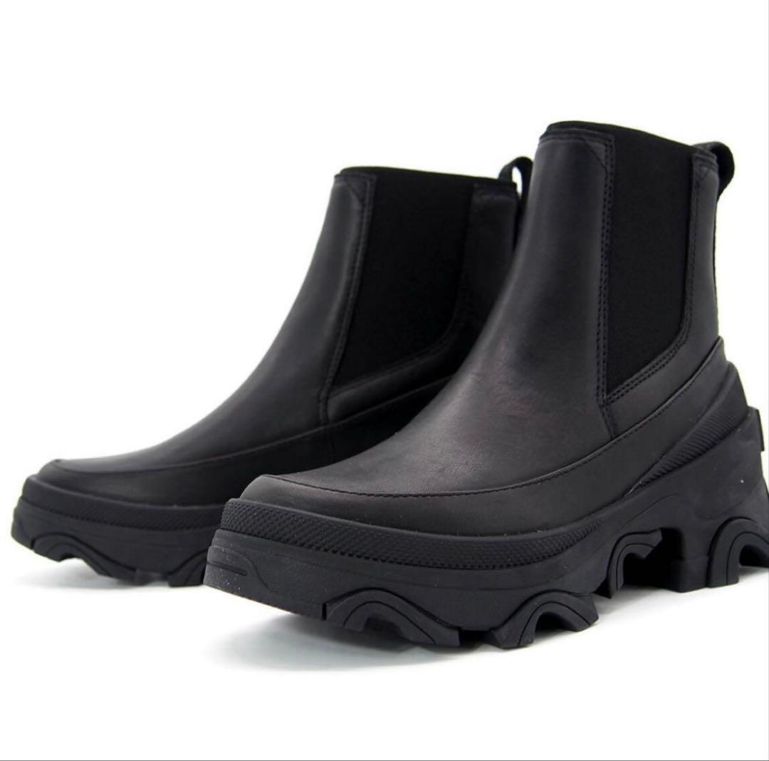 p*g様 SOREL ブラック サイドゴアブーツ24㎝