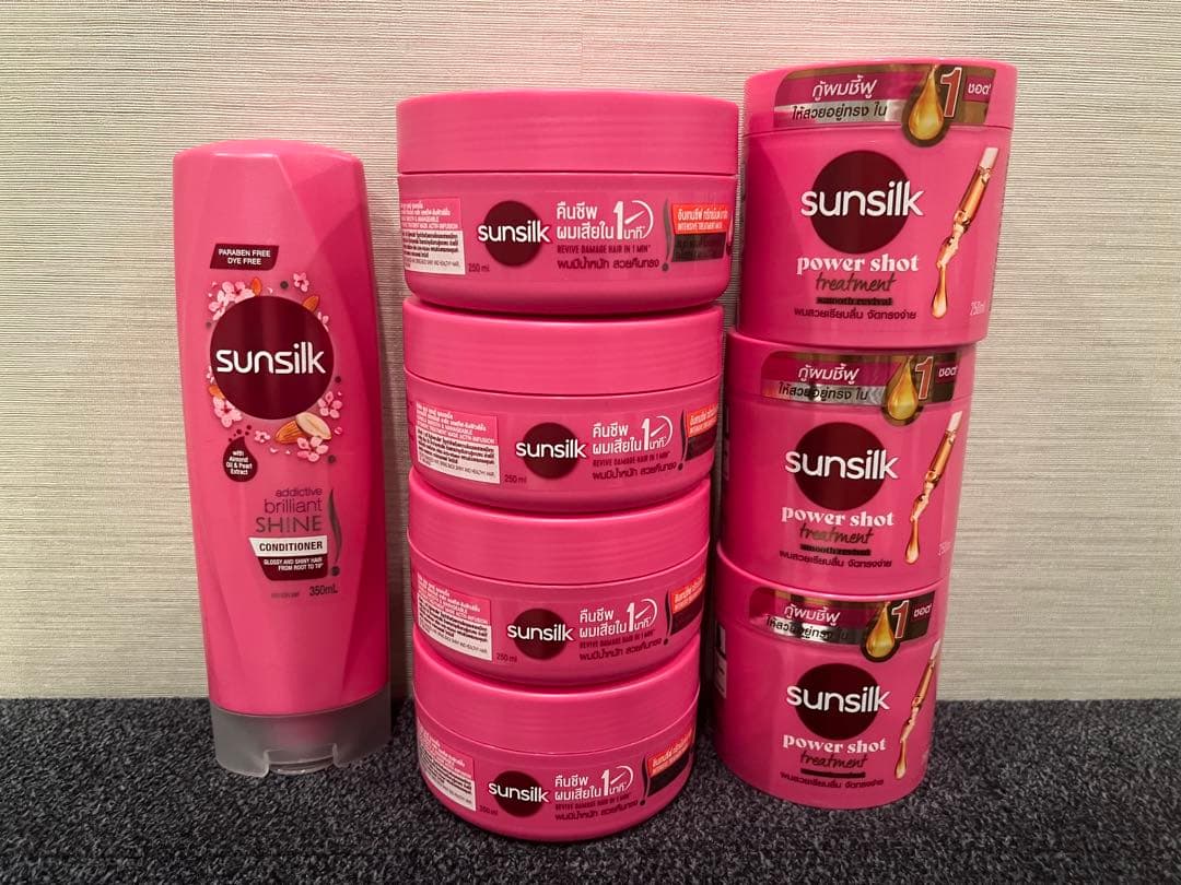 Sunsilk コンディショナー & パワーショットトリートメントセット