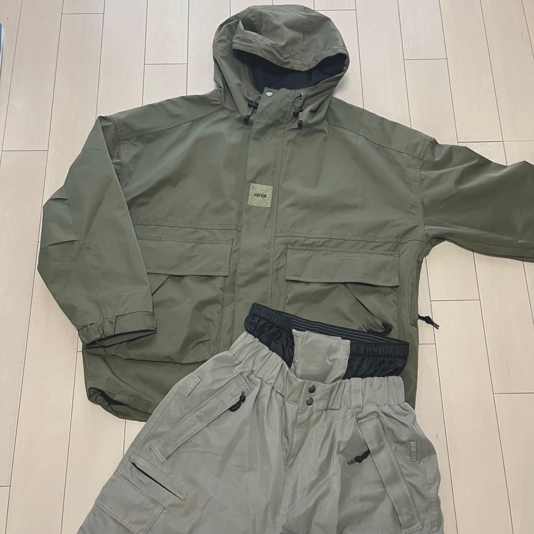 UNFRM ユニフォーム スノーボード 上下セット ジャケット、パンツ S