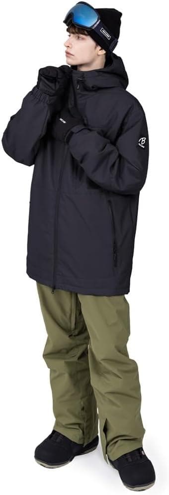 彡新品彡BLACK スノーボードウェア 上下セット ジャケット XL