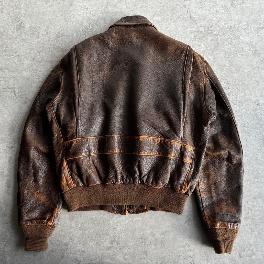 Schott ショット【L】G-2 フライトジャケット ブラウン G-1 A-2 - メルカリ