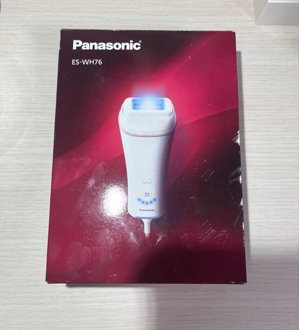 脱毛器 Panasonic ES-WH76-P光エステ ボディ&フェイス用 試してみた】光美容器 光エステ ＜ボディ＆フェイス用＞ ES-WH76