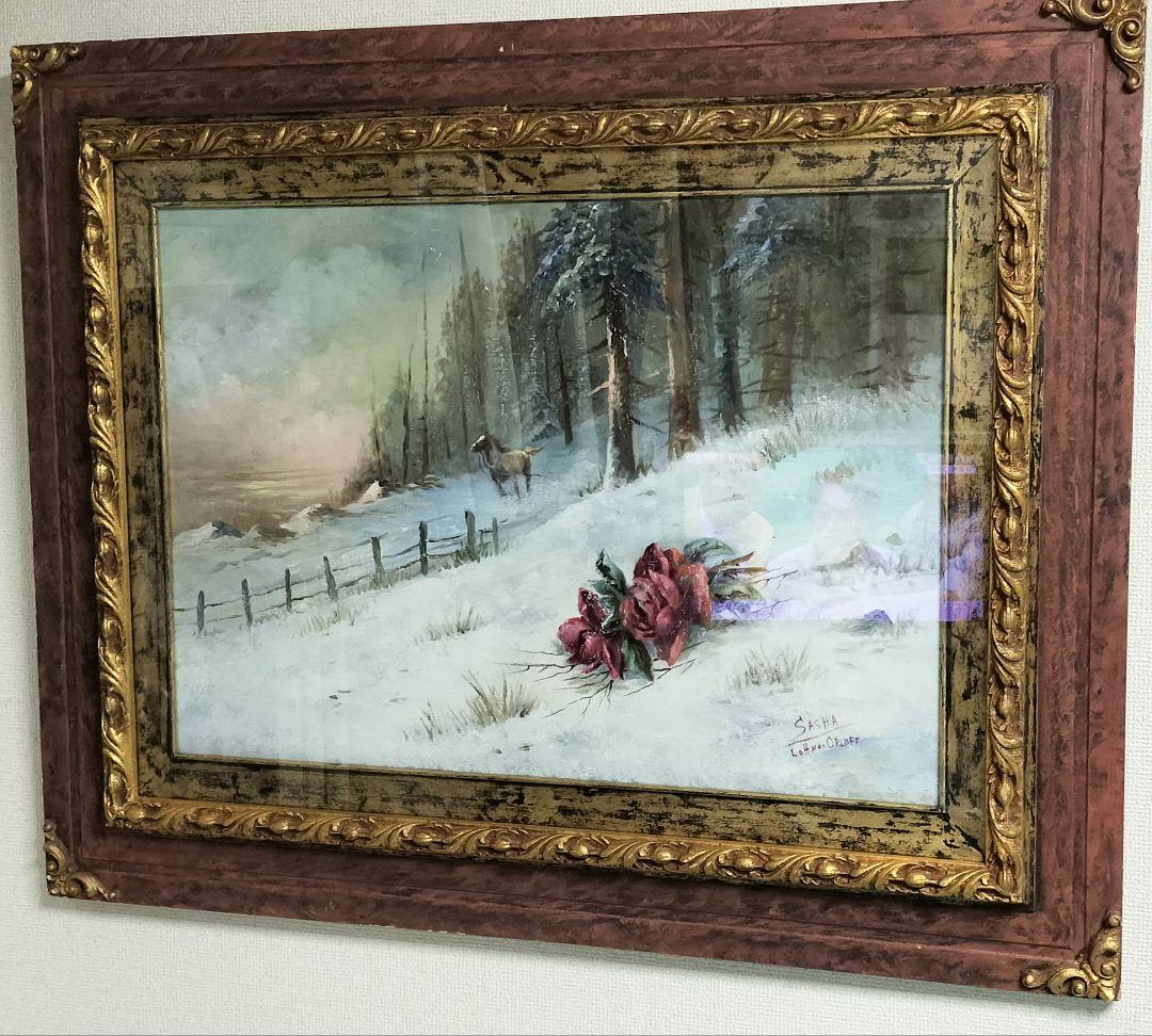 ◇馬と薔薇 肉筆油絵 大型 楽天市場】絵画 油絵 駆ける F50号 （鈴木満雄） 送料無料 【海・山